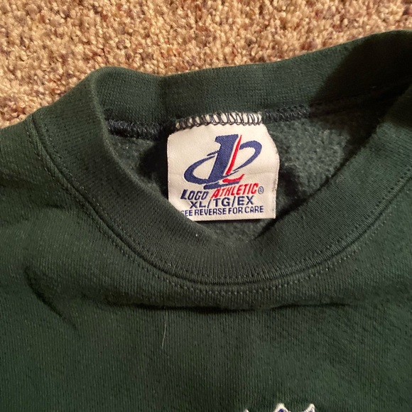 Vintage Logo Athletic Green Bay Packers embroidered Crewneck - Picture 4 of 5